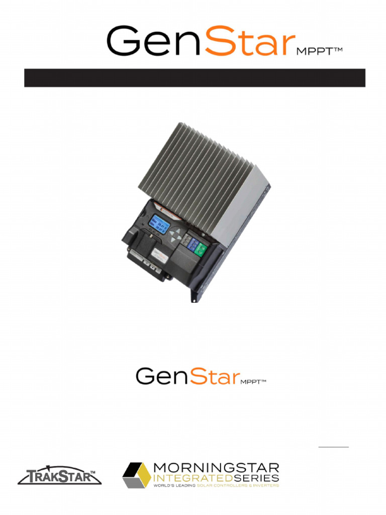 GenStar MPPT Solar Charger Manual | PDF | Fuse (Electrical) | Battery ...