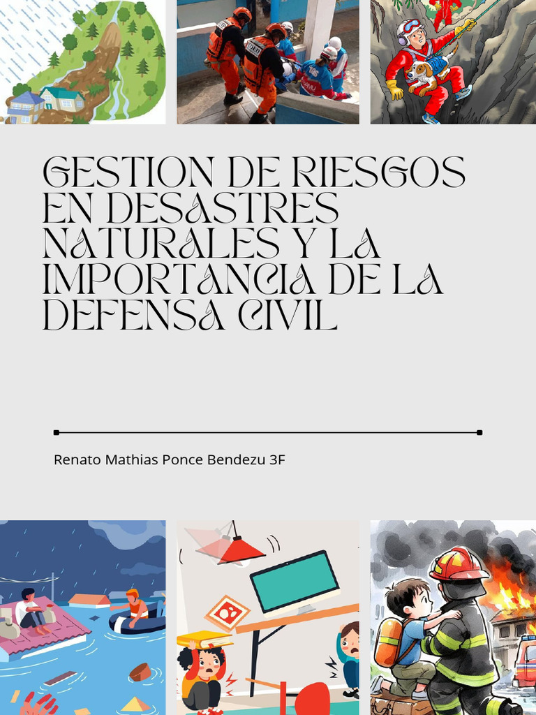 Gestión de Riesgos en Desastres Naturales | PDF | Riesgo | Desastres ...