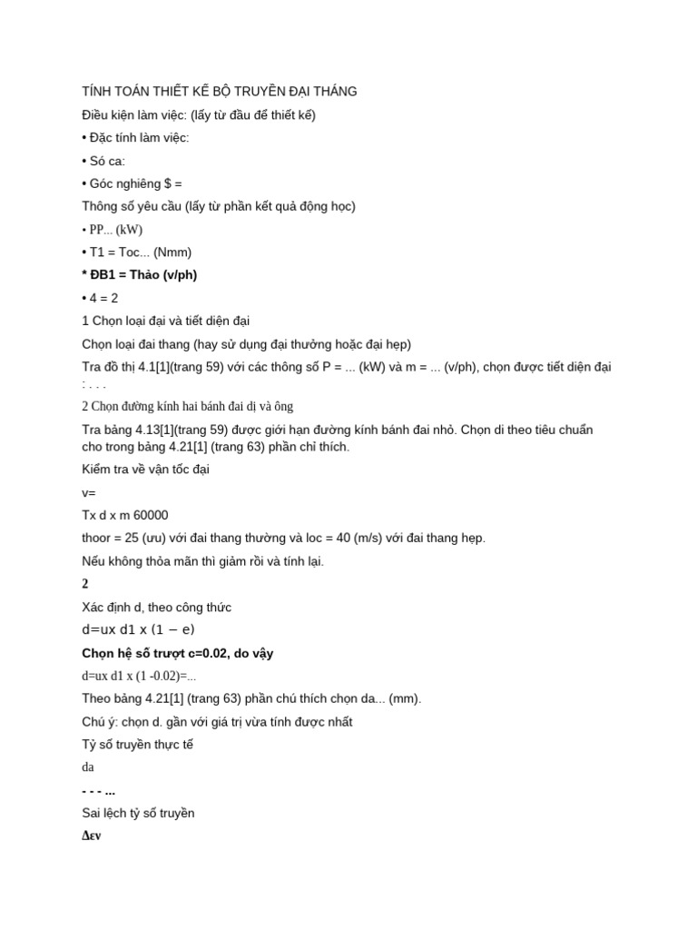 TL4 Tinh Toan Bo Truyen Dai Thang | PDF