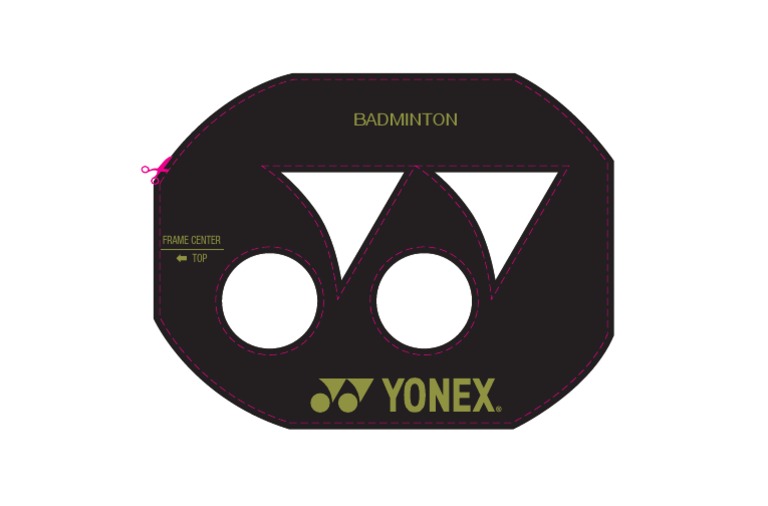 YONEX Badminton Stencil PDF