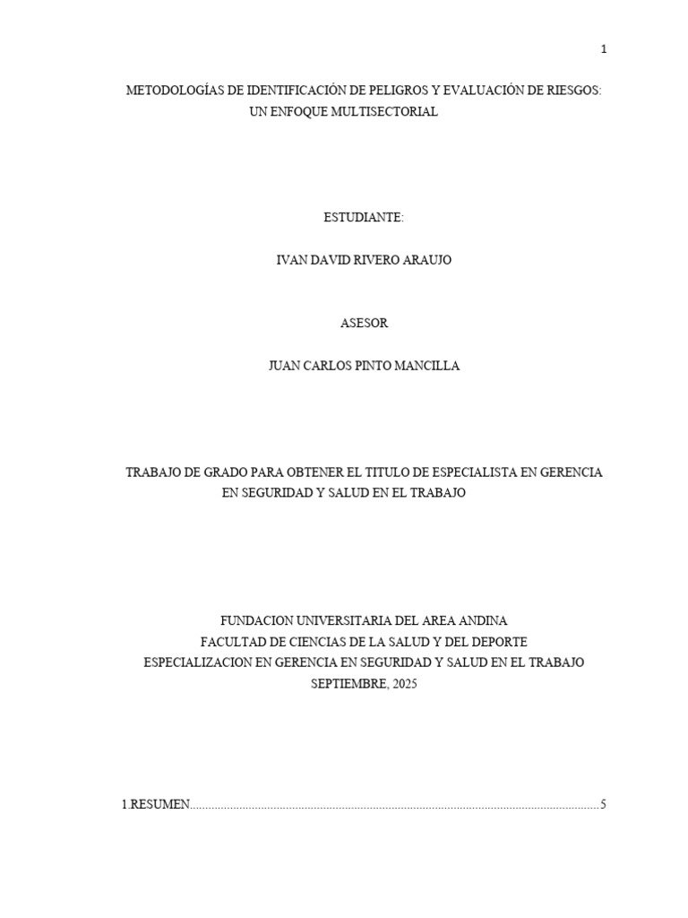 Metodologías de Evaluación de Riesgos | PDF | Riesgo | Seguridad y ...
