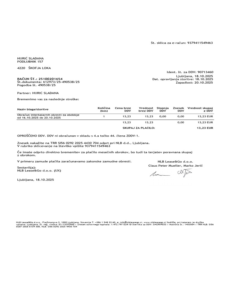 Invoice 25100201654 | PDF
