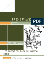TF 2012 Financing: (Here We Go Again )