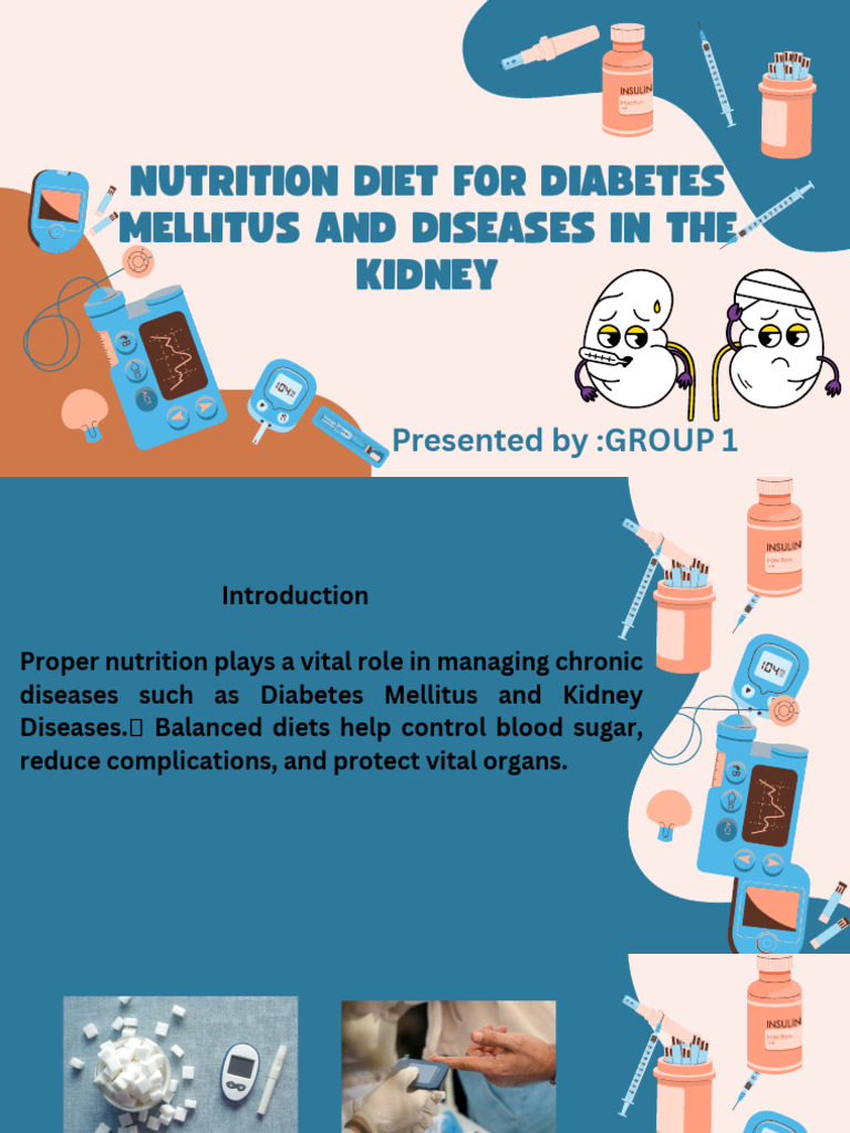 Diabetes & Kidney Disease Nutrition Guide | PDF | Diabetes | Hyperglycemia