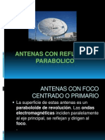 Antenas Con Reflector Parabolico