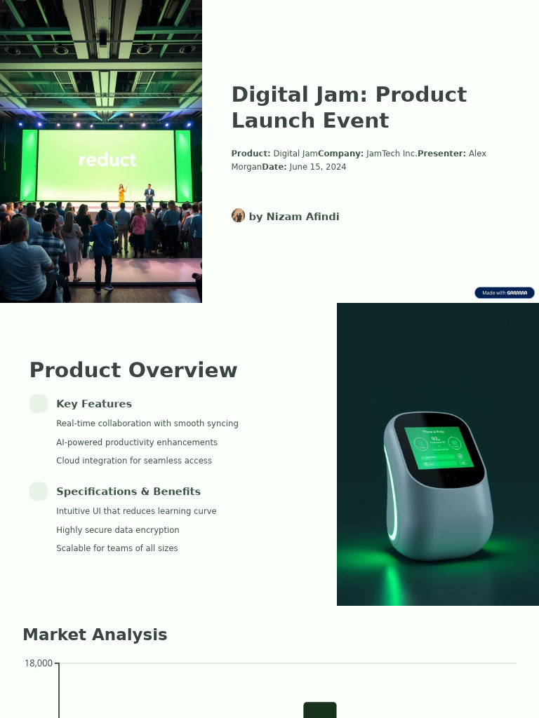 Digital Jam Product Launch Overview | PDF