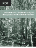 Download Black Cottonwood and Balsam Poplar Managers Handbook for British Columbia by Carlsen Rockwell SN96119348 doc pdf