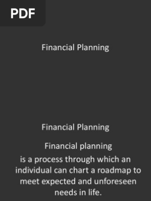 Financial Planning
