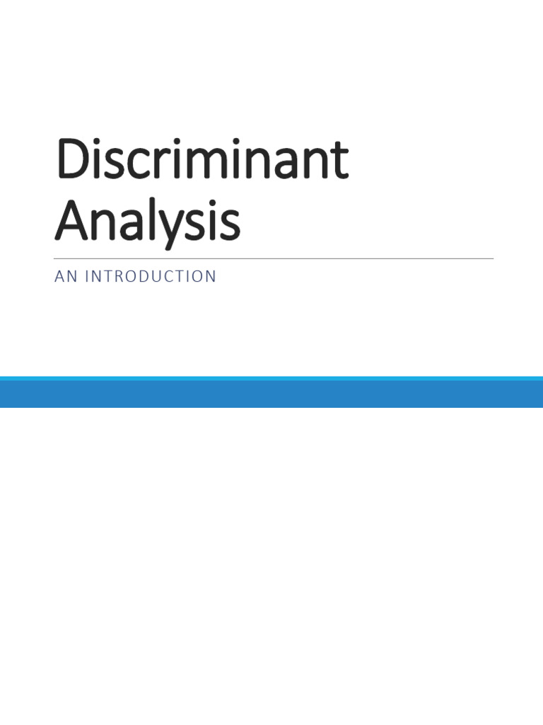 Understanding Linear Discriminant Analysis | PDF | Principal Component ...