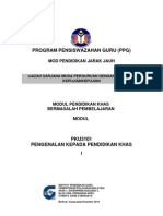 PKU3101 Pengenalan Kepada Pendidikan Khas