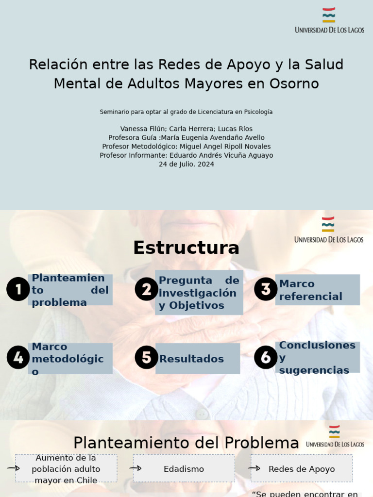 Redes de Apoyo y Salud Mental en Mayores | PDF | Vejez | Depresión ...