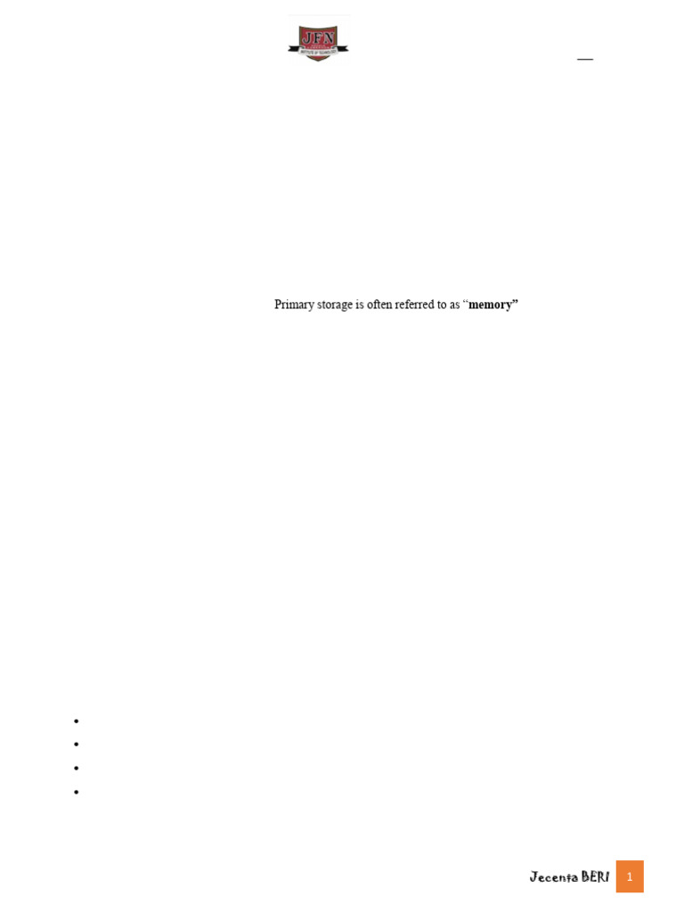 Digital Literacy Note 2 | PDF | Computer Data Storage | Printer (Computing)