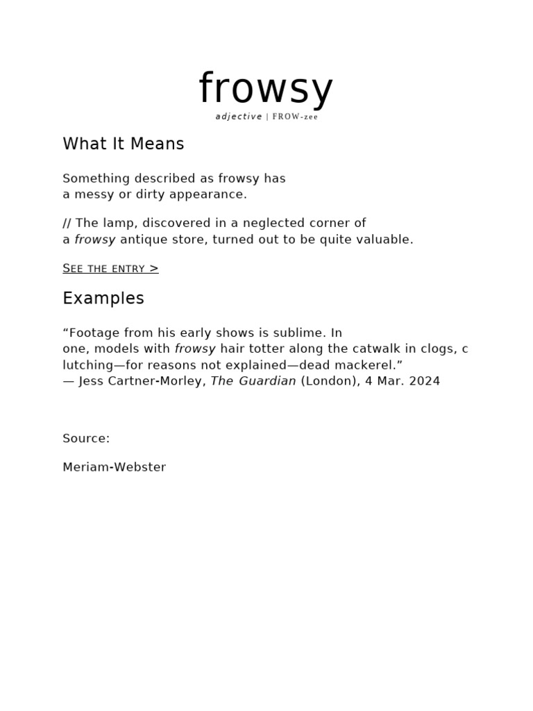 Understanding the Term 