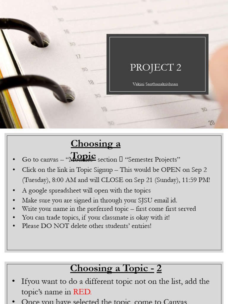 Project 2 Presentation Guidelines | PDF | Plagiarism | Turnitin