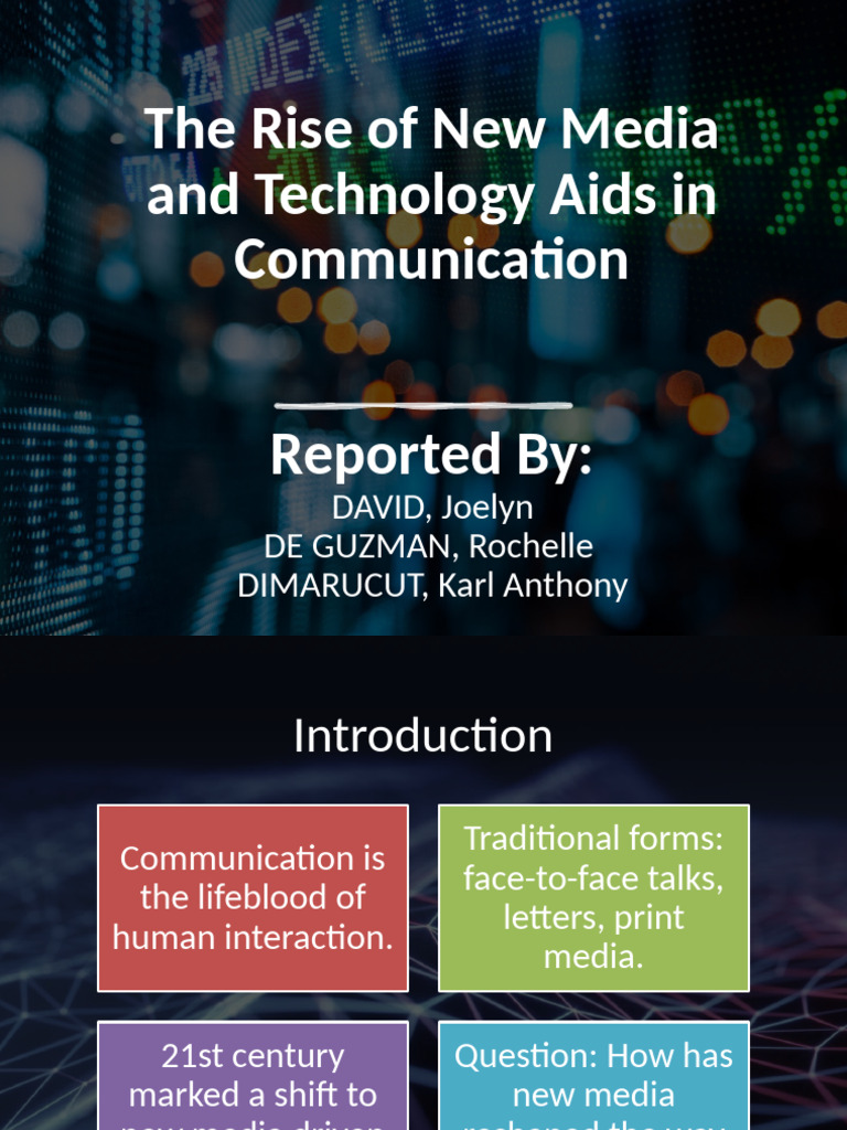New Media's Impact on Communication | PDF | New Media | Augmented Reality