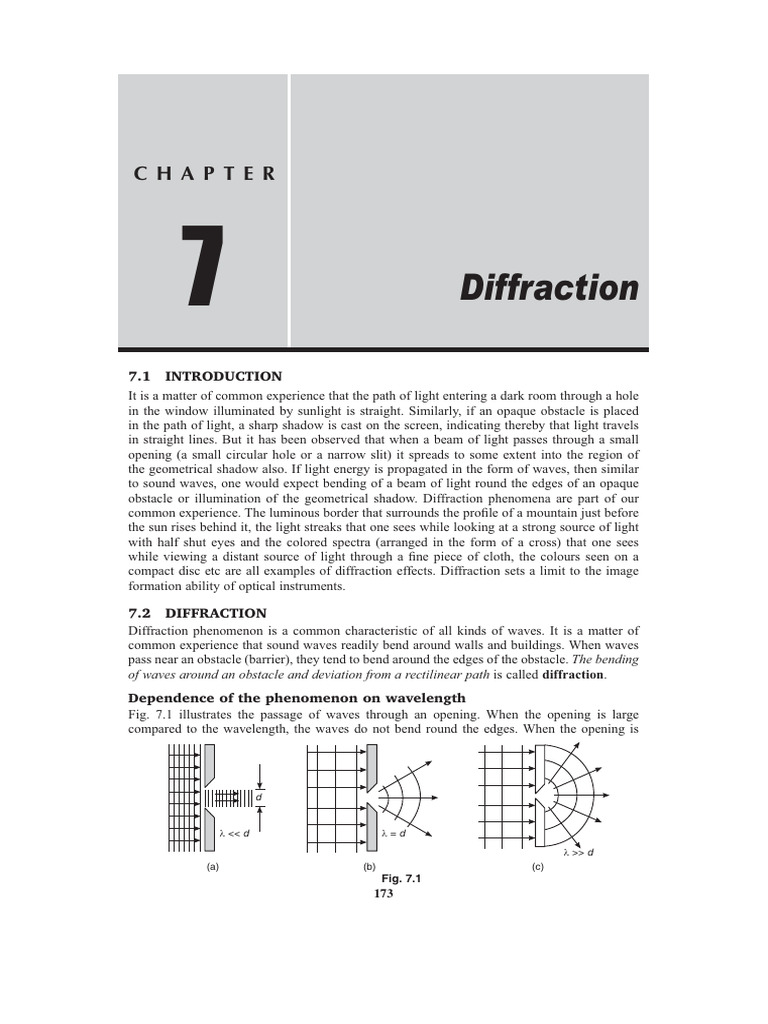 Understanding Light Diffraction Effects | PDF | Diffraction | Light