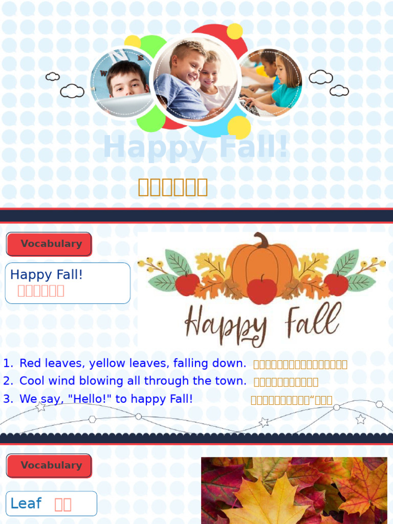 Happy Fall JE | PDF