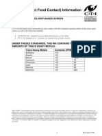 FDA Solvent Based TC Approval