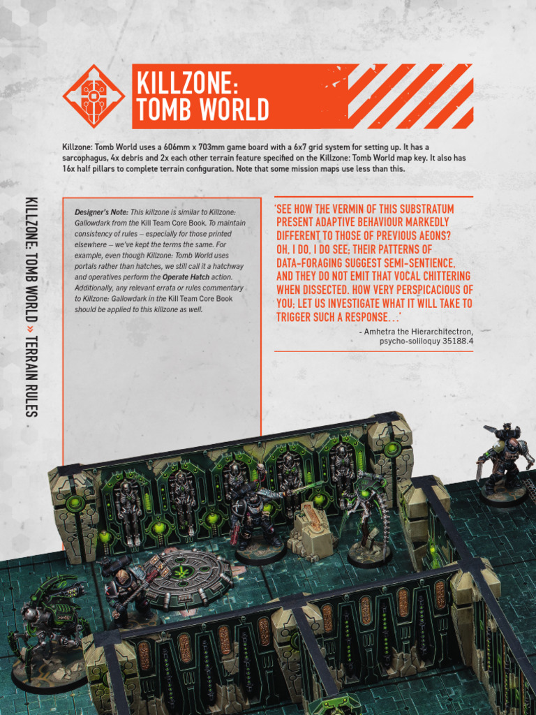 Killzone: Tomb World Terrain Guide | PDF