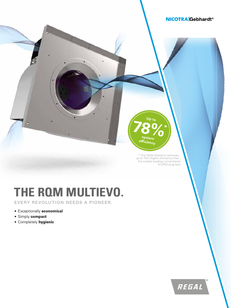 RQM Fan Catalogue | PDF | Flow Measurement | Mechanical Engineering