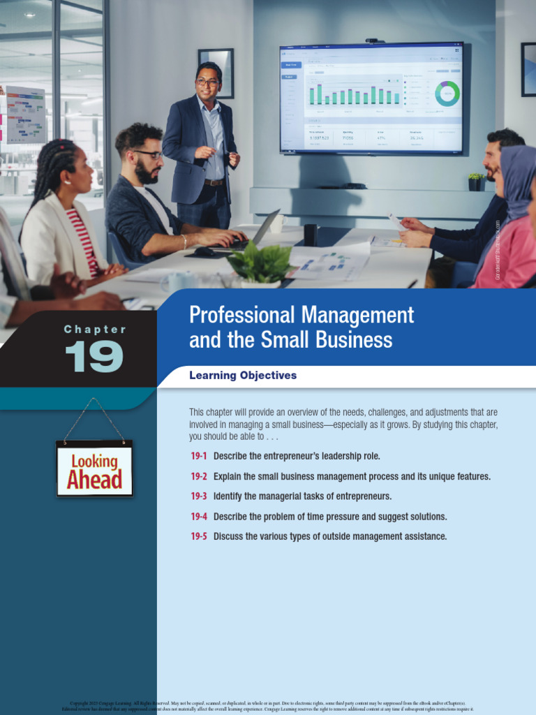 Small Business Management Insights | PDF | Entrepreneurship | Leadership