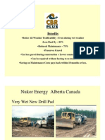 CBR PLUS Stabilization Oil Petroleoum Plataform for NUKOR ENERGY Alberta Canada