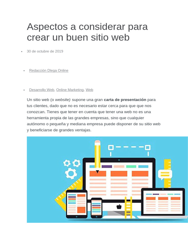 Claves para un sitio web exitoso | PDF | Red mundial | Internet y web