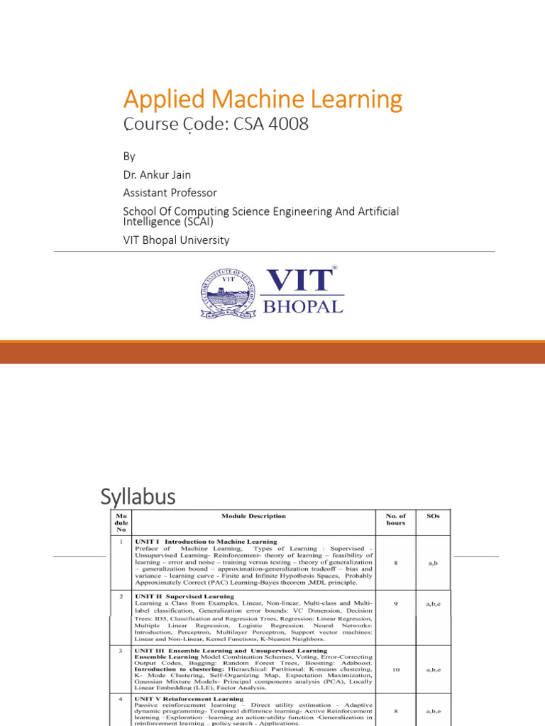 Supervised Learning in Machine Learning | PDF | Support Vector Machine ...