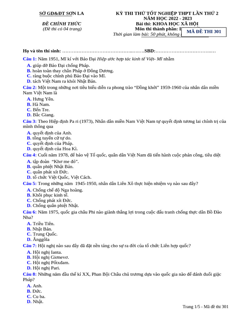 Su - Ma de 301 | PDF