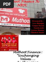 Muthoot Finance As NBFC - Love Mahajan