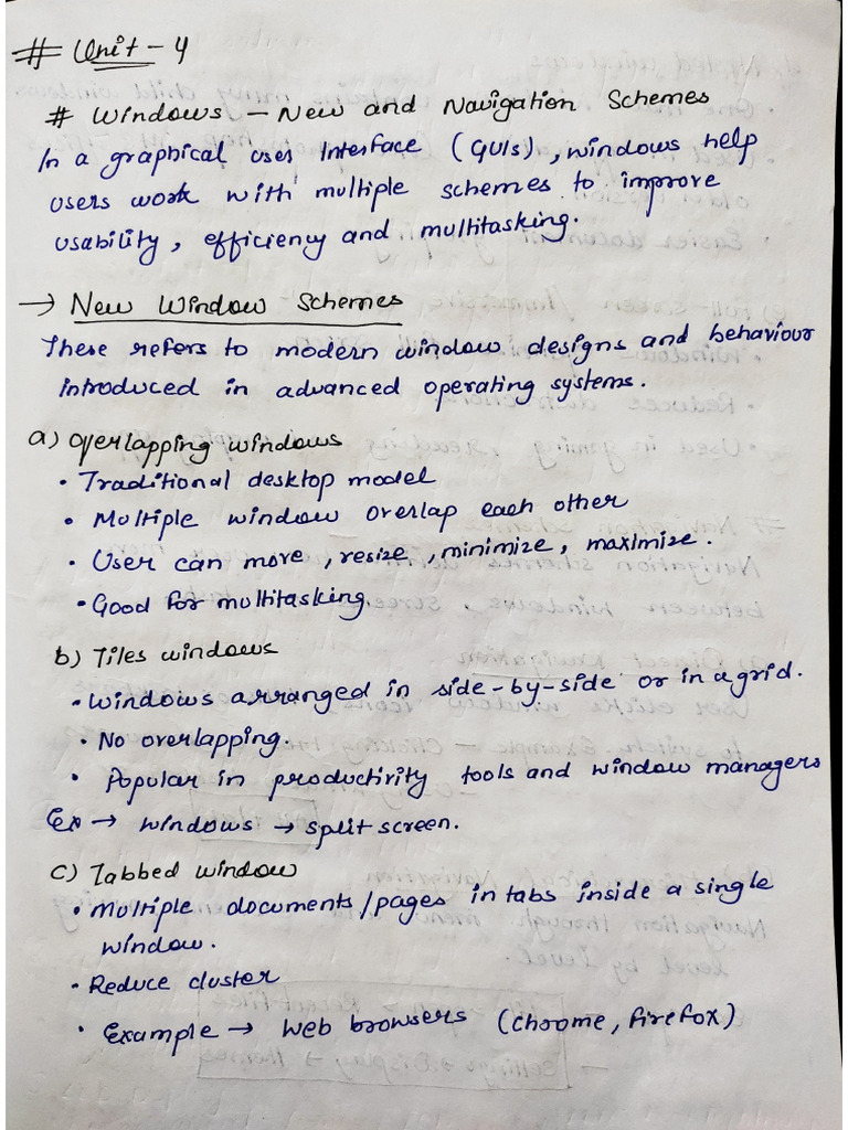 HCI Unit-4 Complete Notes | PDF