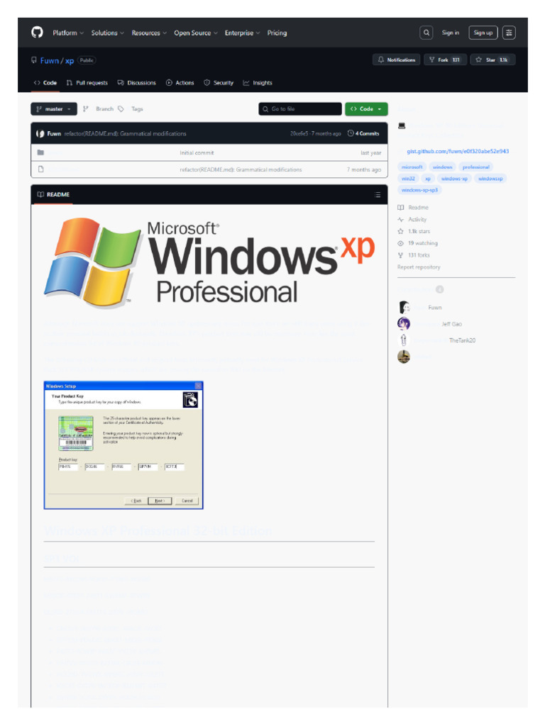 XP Product Key | PDF