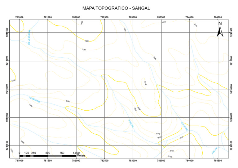 Topo Map Sangal 6 | PDF