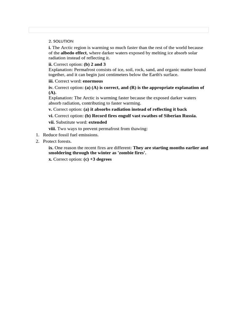Key for 2nd Reading Passage 13.11.25 | PDF
