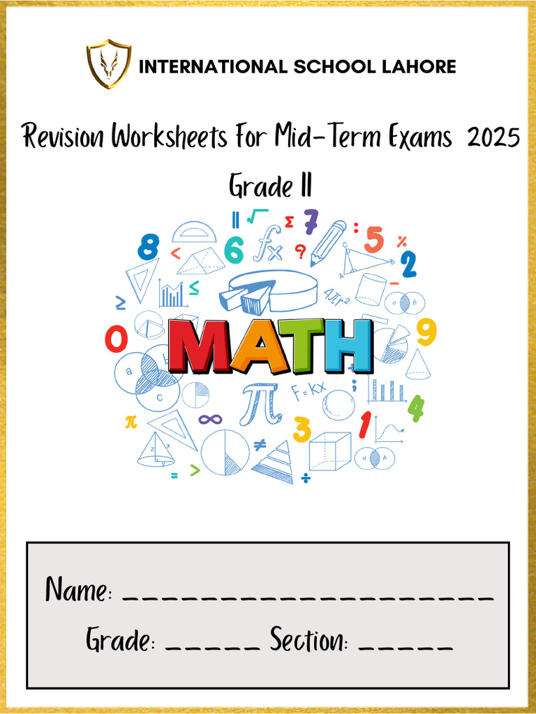 Grade II Math Revision Worksheets 2025 | PDF