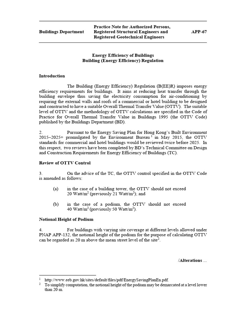 Energy Efficiency Regulations for Buildings | PDF | Window | Efficient ...