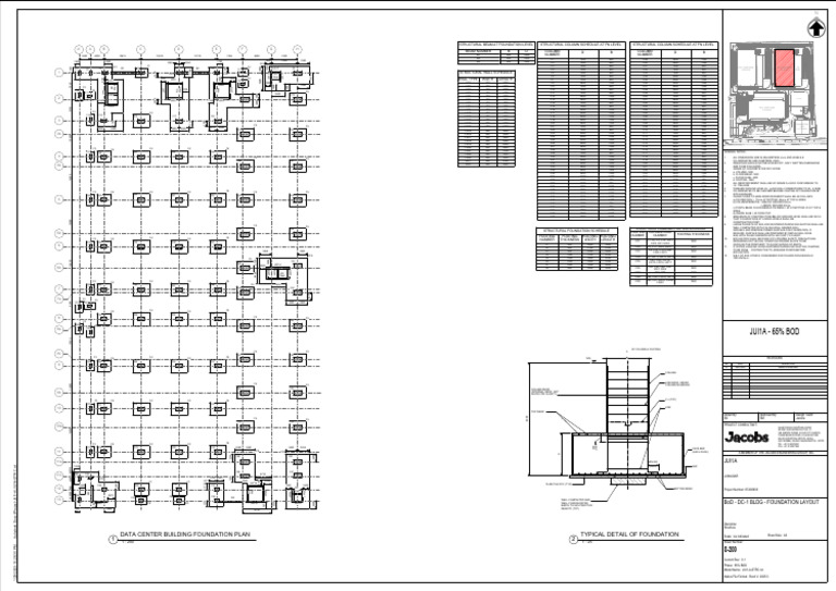 Data Center Foundation Plan Details | PDF