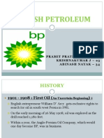 British Petroleum: Pramit Pratim Ghosh - 17 Krishnakumar J - 25 Abinash Nayak - 34