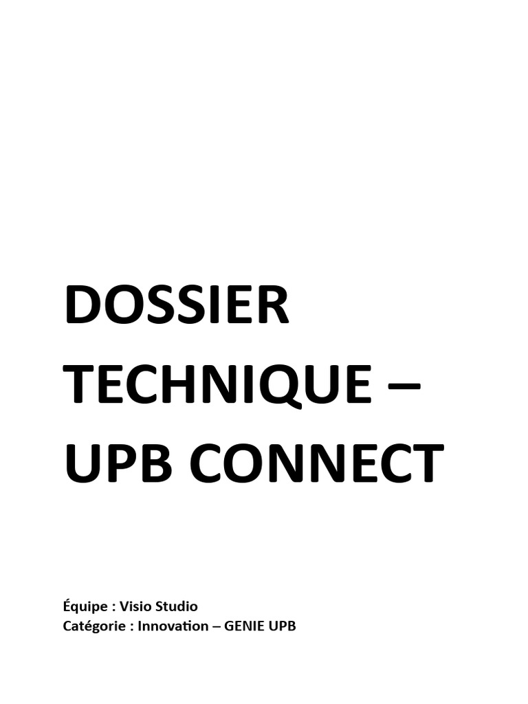 UPB Connect : Plateforme de gestion scolaire | PDF | Internet ...