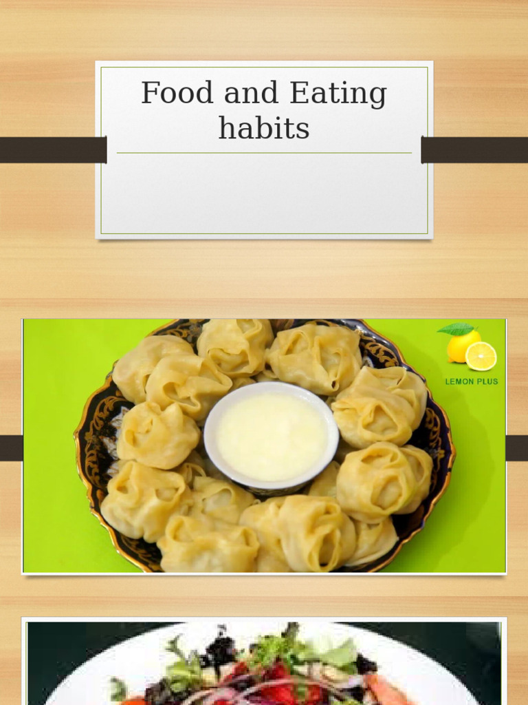 Food Vocabulary and Eating Habits Guide | PDF