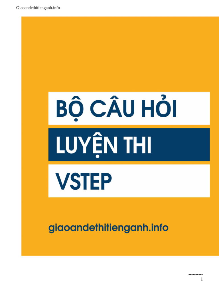 TOPIC SPEAKING VSTEP Giaoandethitienganh - Info | PDF | Schools | Job ...
