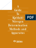 A Guide To Kjeldahl Nitrogen Determination Methods and Apparatus