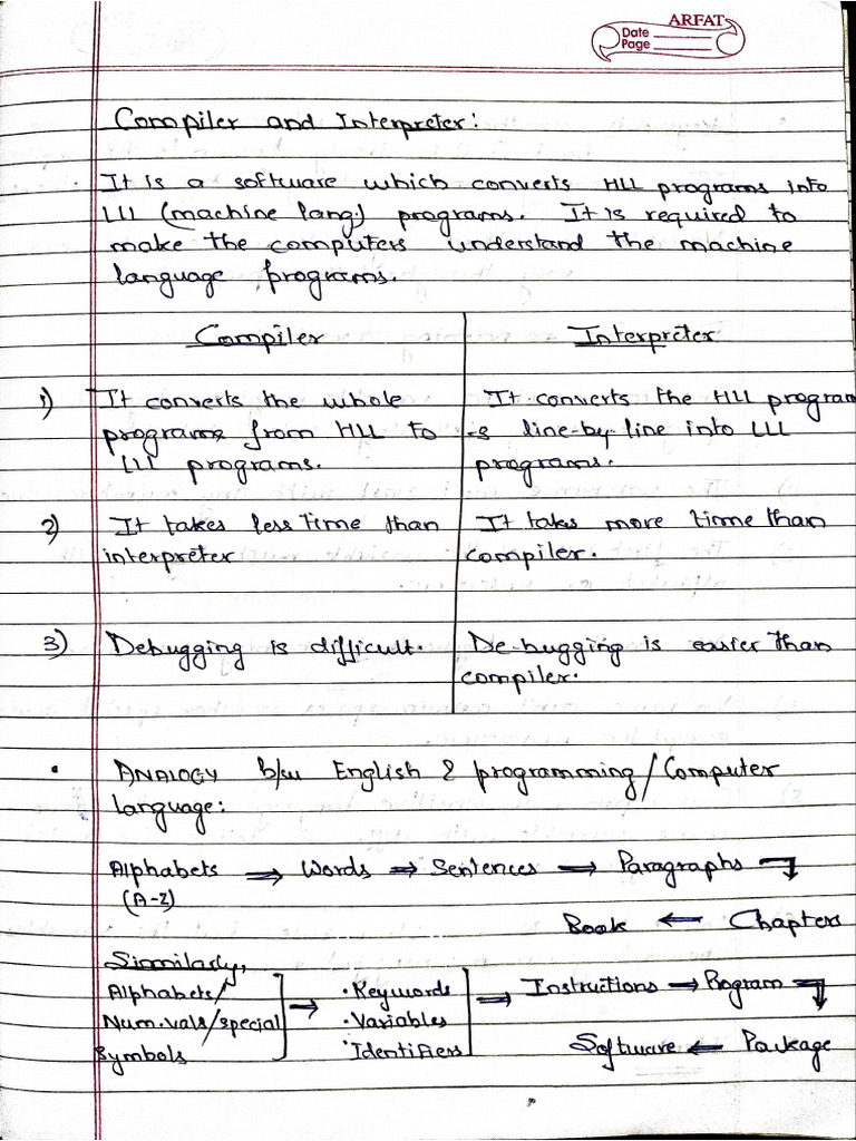 C Class Notes | PDF