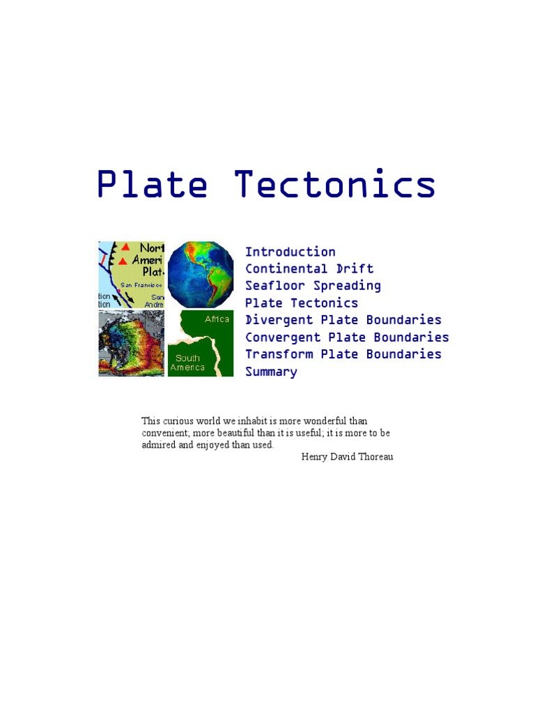 05 Plate Tectonics Plate Tectonics Mantle Geology