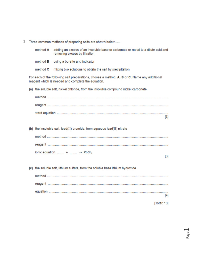 Acids Bases Oct 10 | PDF