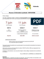 Invitation Réunion d'info syndicale Non titulaires