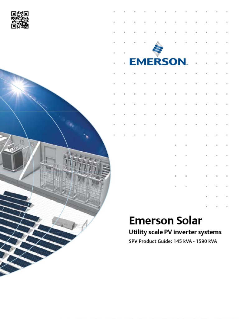 Emerson Solar: Utility Scale PV Inverter Systems | PDF | Power Inverter ...