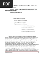 Download Karangan Nilai-nilai Kemanusiaan by Nazhan Haziq SN96130128 doc pdf