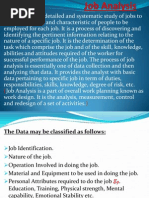 HRM Job Analysis