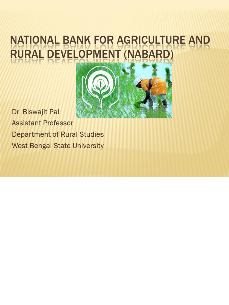 NABARD: Key Roles in Rural Development | PDF | Economies | Financial ...